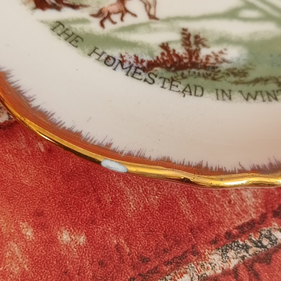 Currier & Ives The Homestead Decorative Hanging Plates - Picture 4 of 13